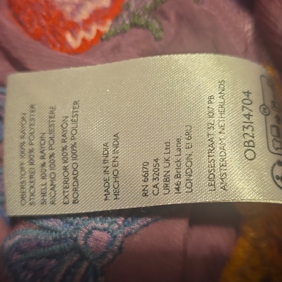 FREE PEOPLE Embroidered Dress, Size XS, S, Retail Price $637.00 USD - Picture 4 of 8